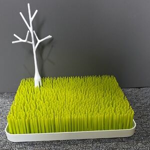 Boon Green Grass Drying Rack with White Tree